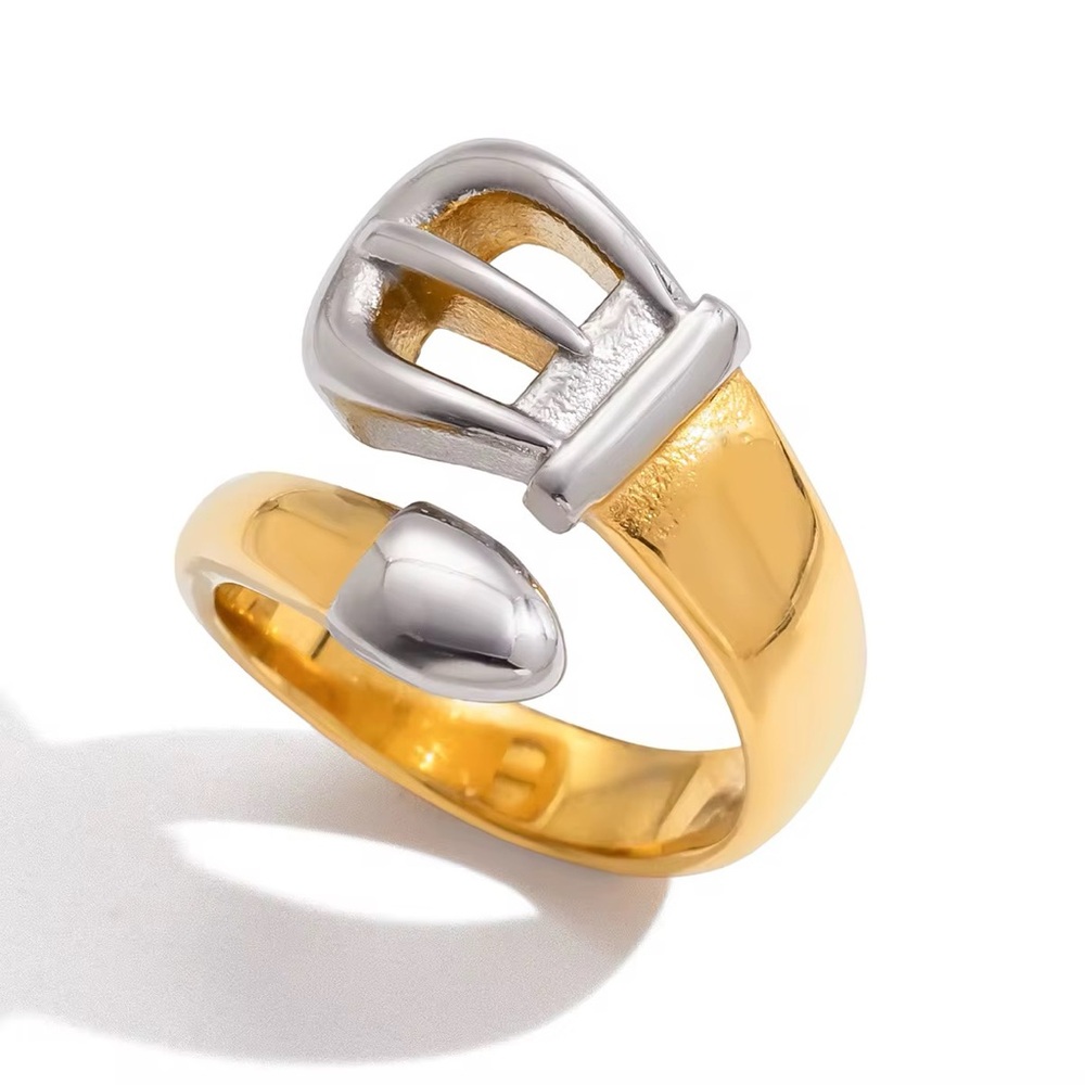 Buckle Up Ring Size 7 Or 8